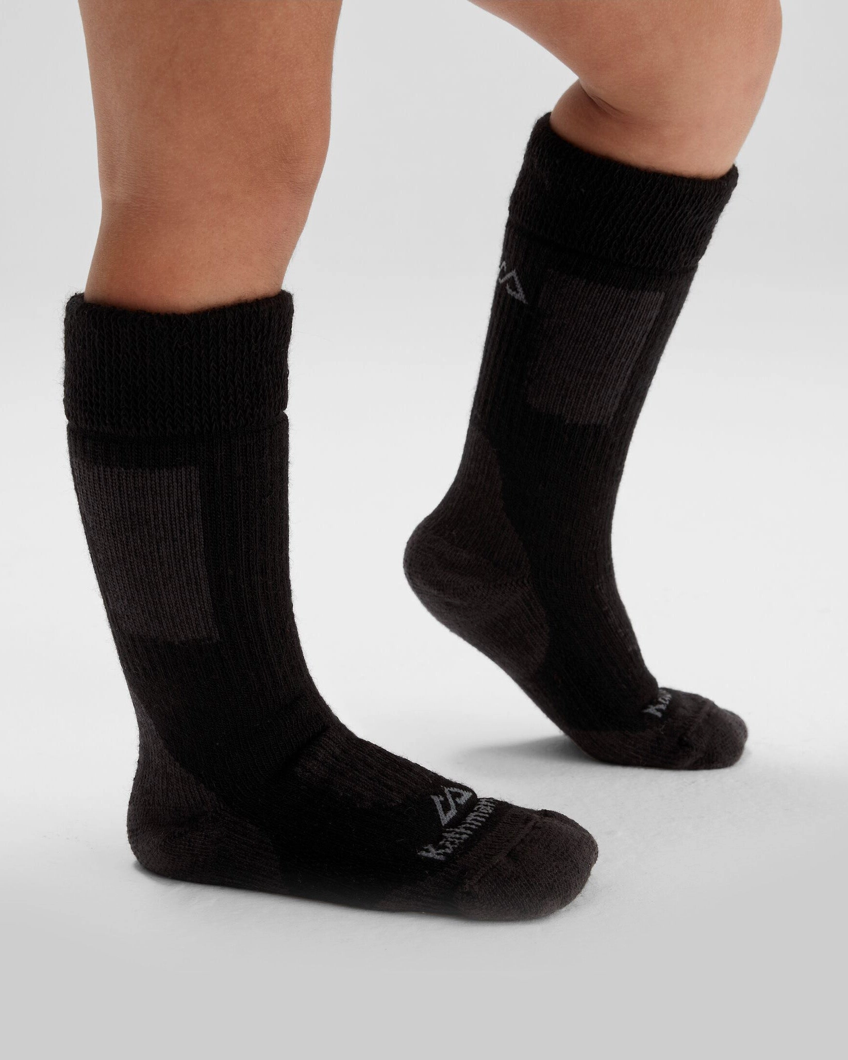 Kids' Thermo Socks -Two Pack - Black/Eddy
