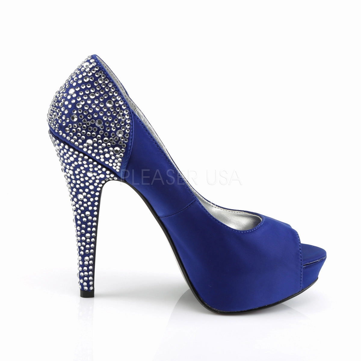 LOLITA-08  Royal Blue Silk Satin