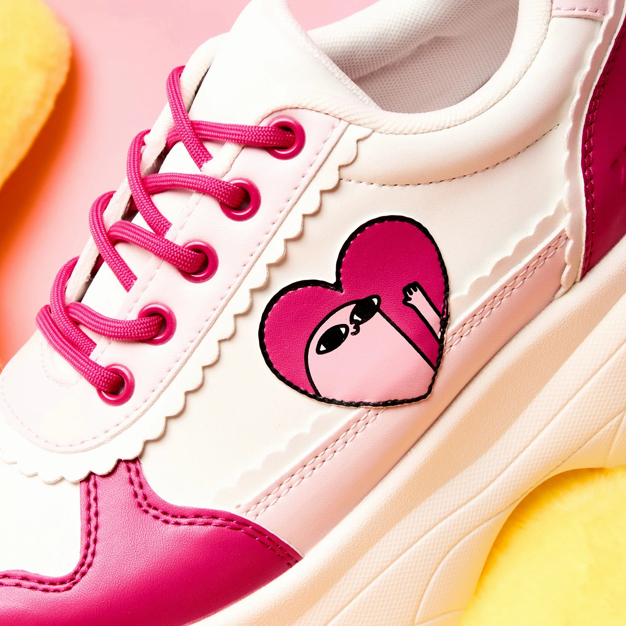 Loveable Antics Chunky Trainers - Pink