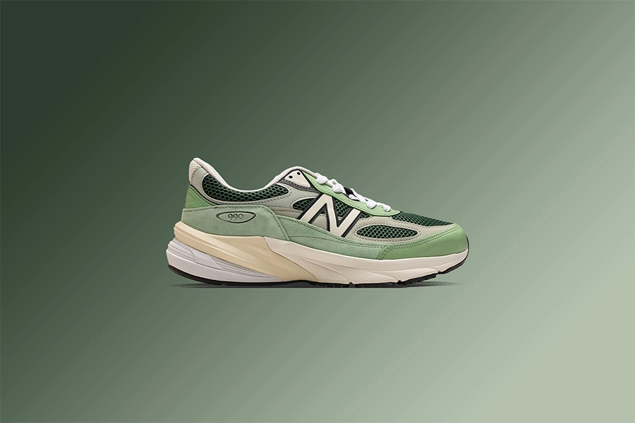 Made In USA 990v6 - Avocado/Natural Mint