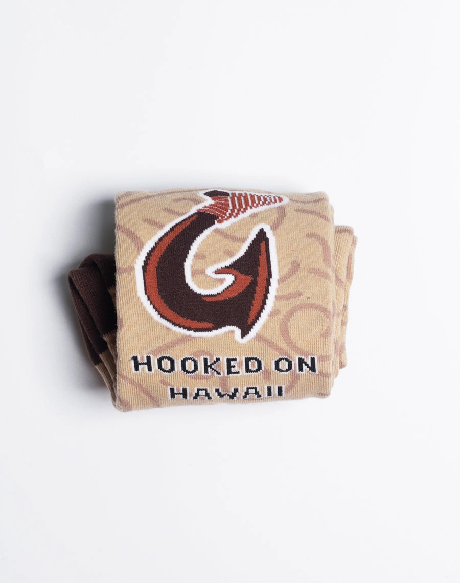 Men's Hooked on Hawaii Crew Socks