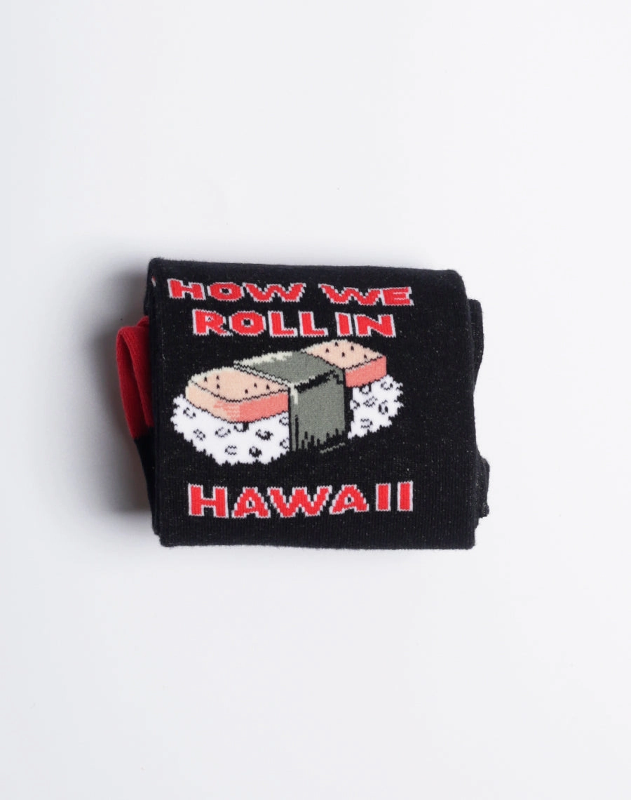 Men's How We Roll Hawaii Crew Socks
