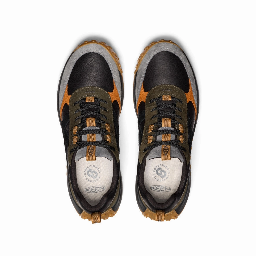 Men's KS86 Leather Sneaker  |  Forest Night/Keen Maple