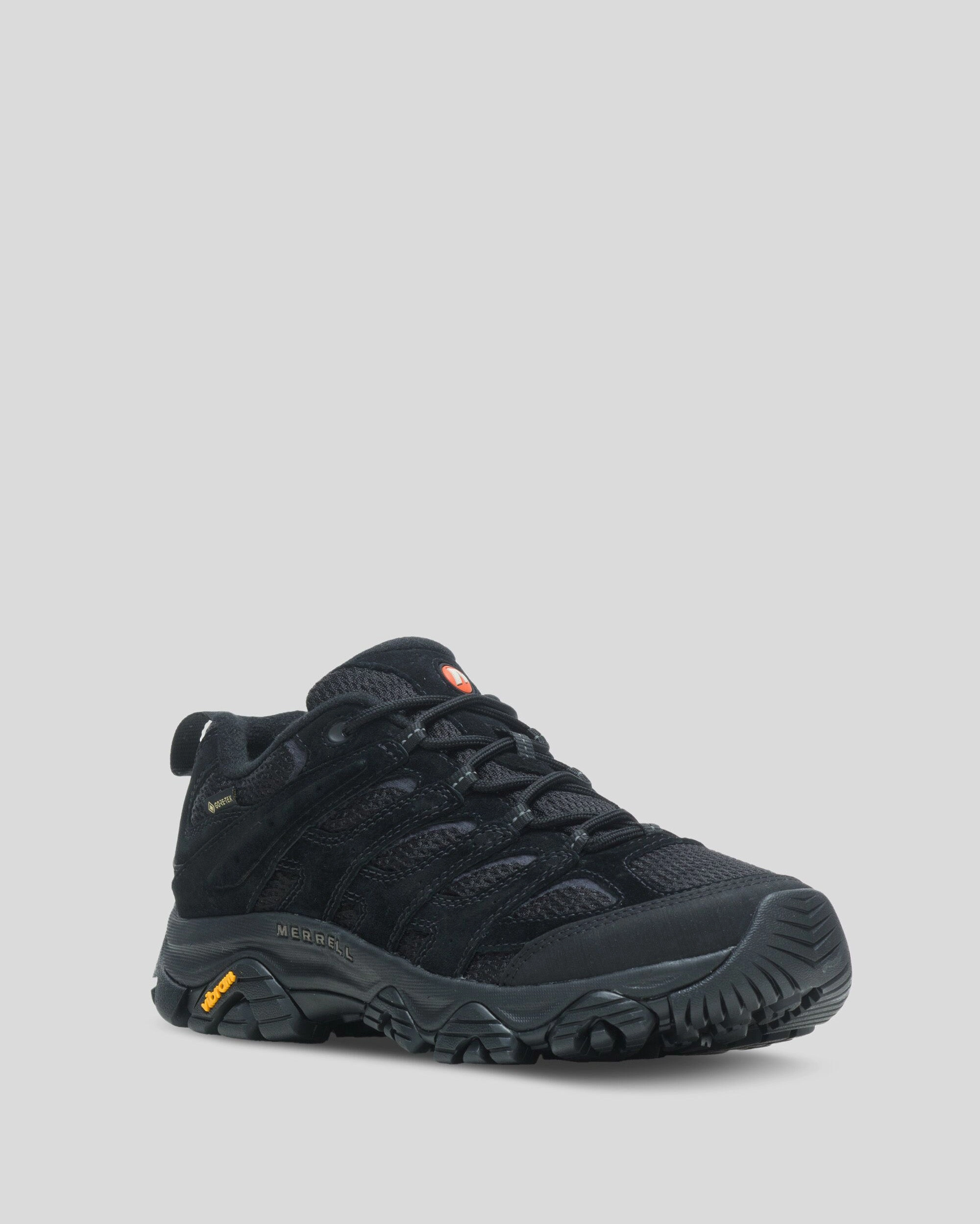 Men's Merrell Moab 3 GORE-TEX Hiking Shoe - Black/Black