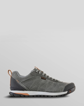 Men's Oboz Bozeman Wide Low Leather Shoes - Charcoal