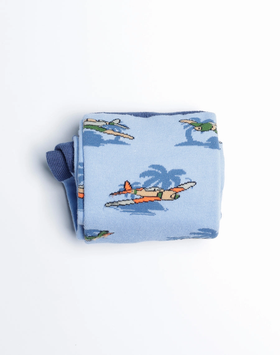 Men's Pearl Harbor Warbirds Tropical Crew Socks