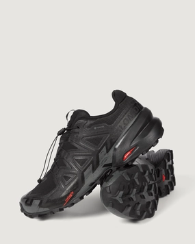Men's Salomon Speedcross 6 Trail Running Shoes - Black/Black/Phantom