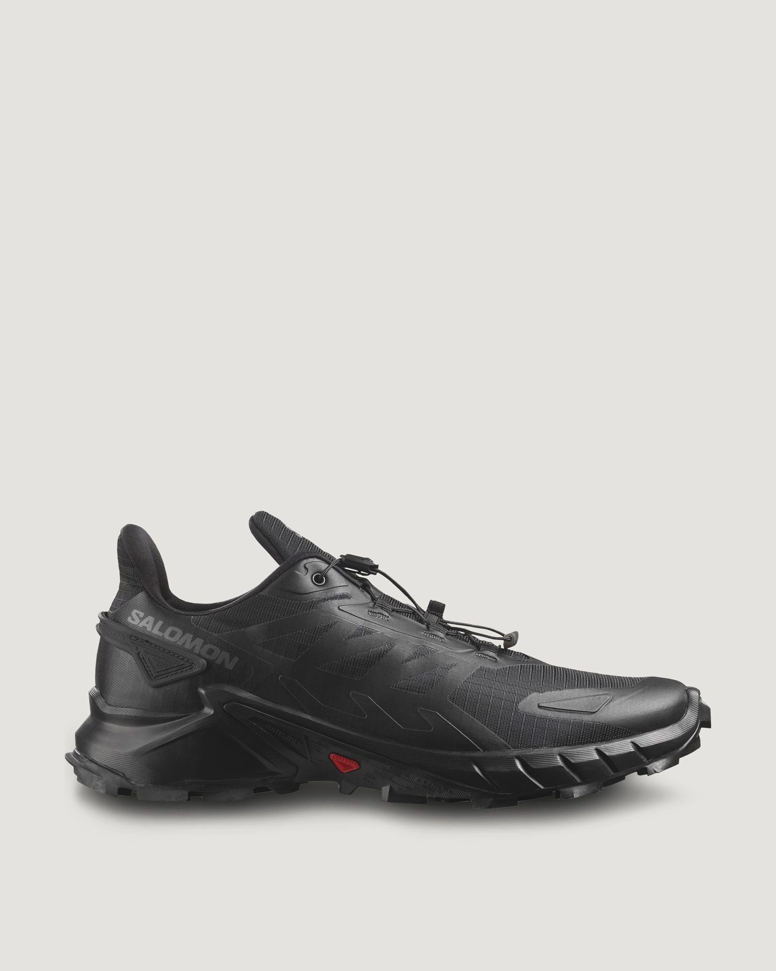 Men's Salomon SuperCross 4 Trail Running Shoes - Black/Black/Black