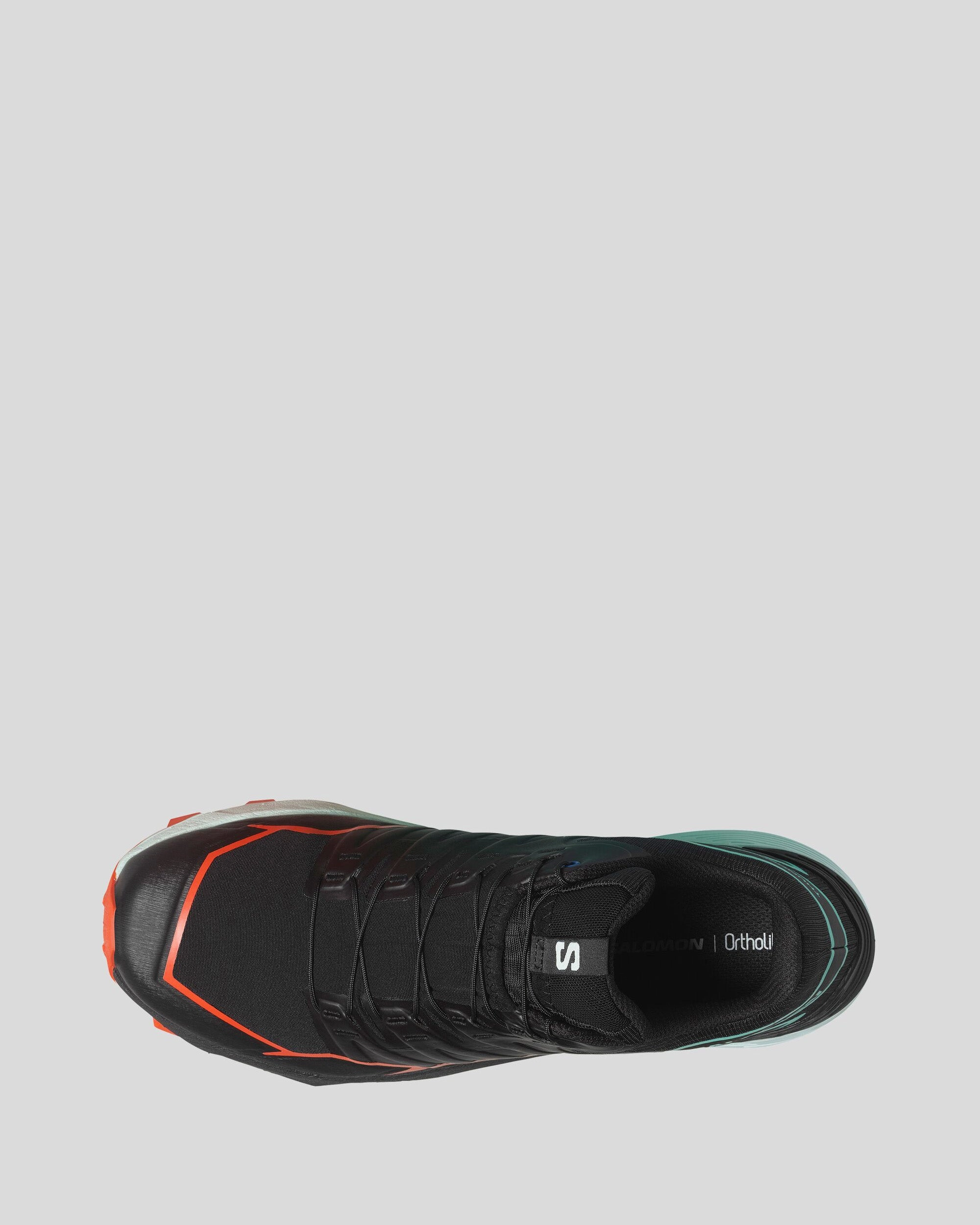 Men's Salomon Thundercross Trail Running Shoes - Black/Bay/Cherry Tomato
