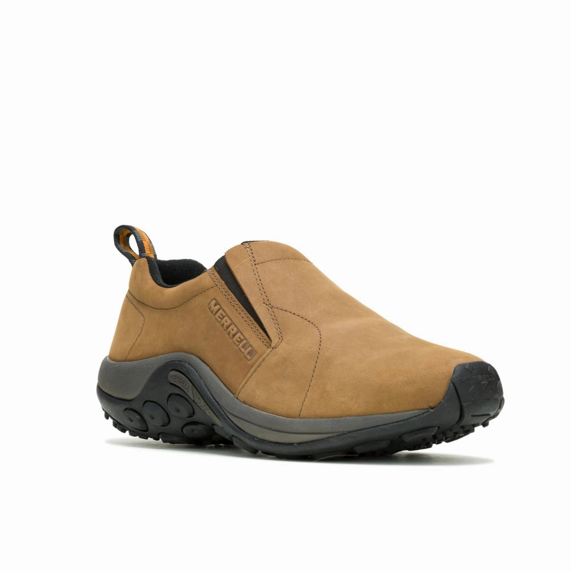 Merrell Men's Jungle Moc Nubuck Slip-On Shoe, Brown Nubuck 10 W