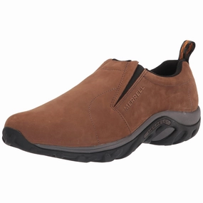 Merrell Men's Jungle Moc Nubuck Slip-On Shoe, Brown Nubuck 8 W