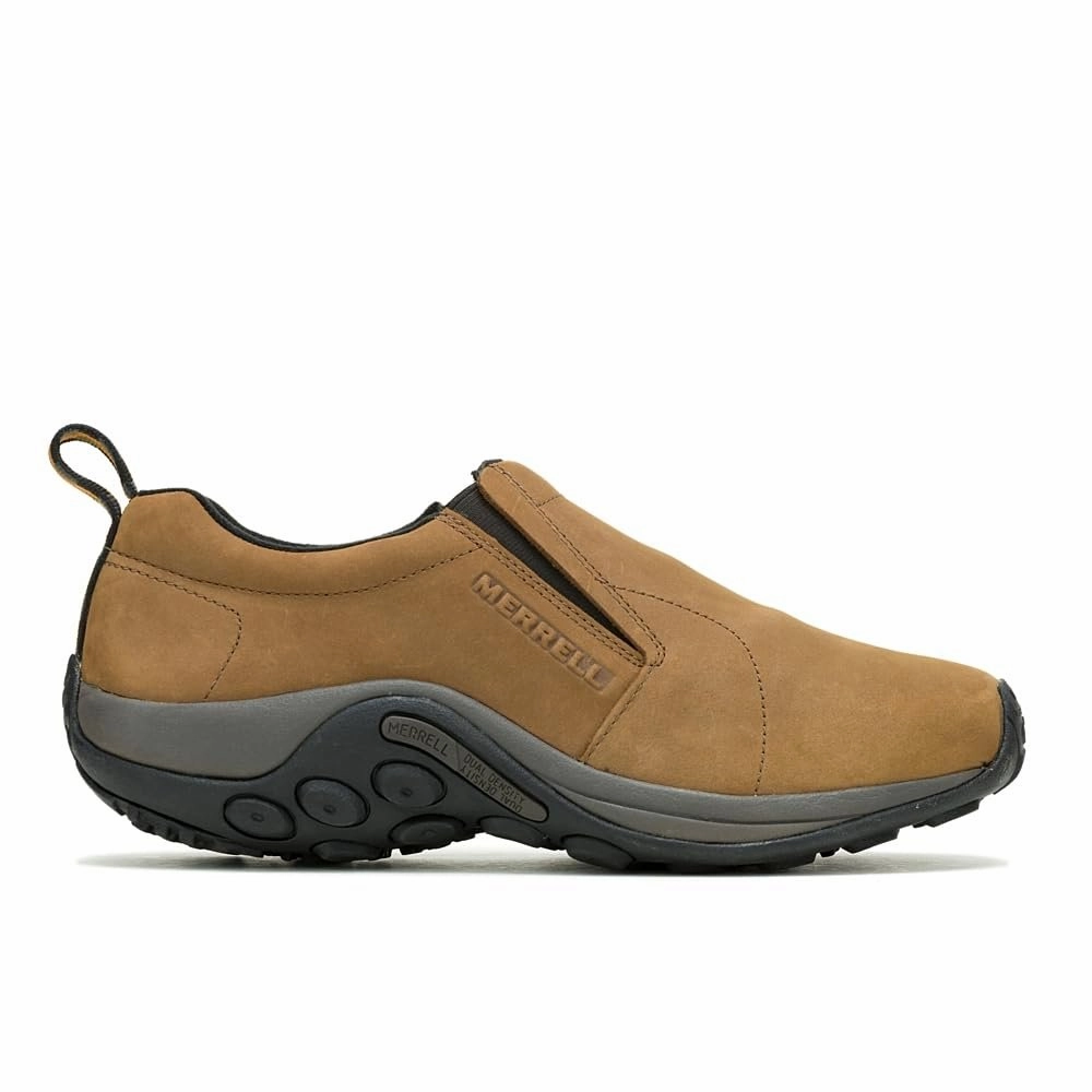 Merrell Men's Jungle Moc Nubuck Slip-On Shoe, Brown Nubuck 8 W