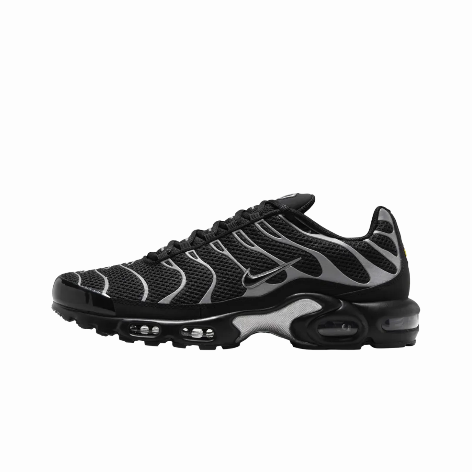 Nike Air Max Plus Premium Black Reflective Silver