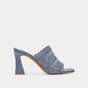 NOVIS HEELS BLUE WOVEN
