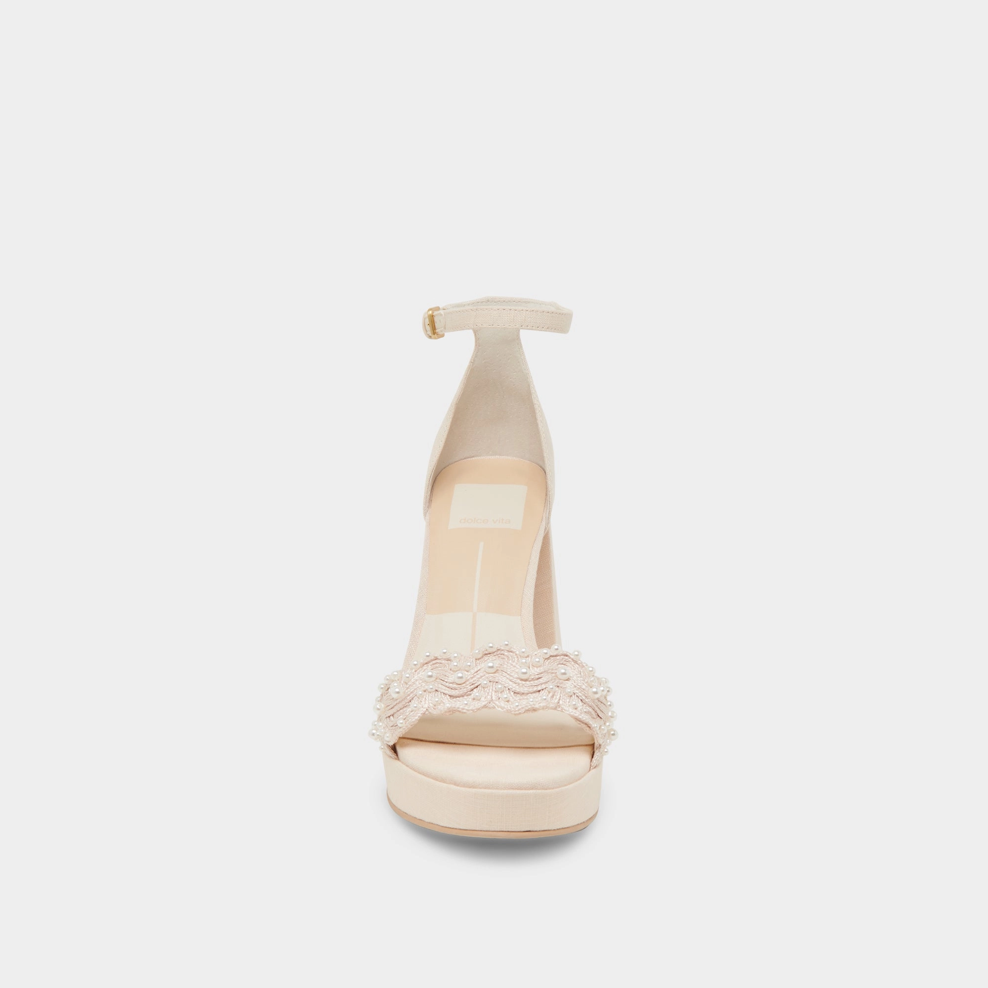 PELTIN PEARL HEELS VANILLA WOVEN RAFFIA