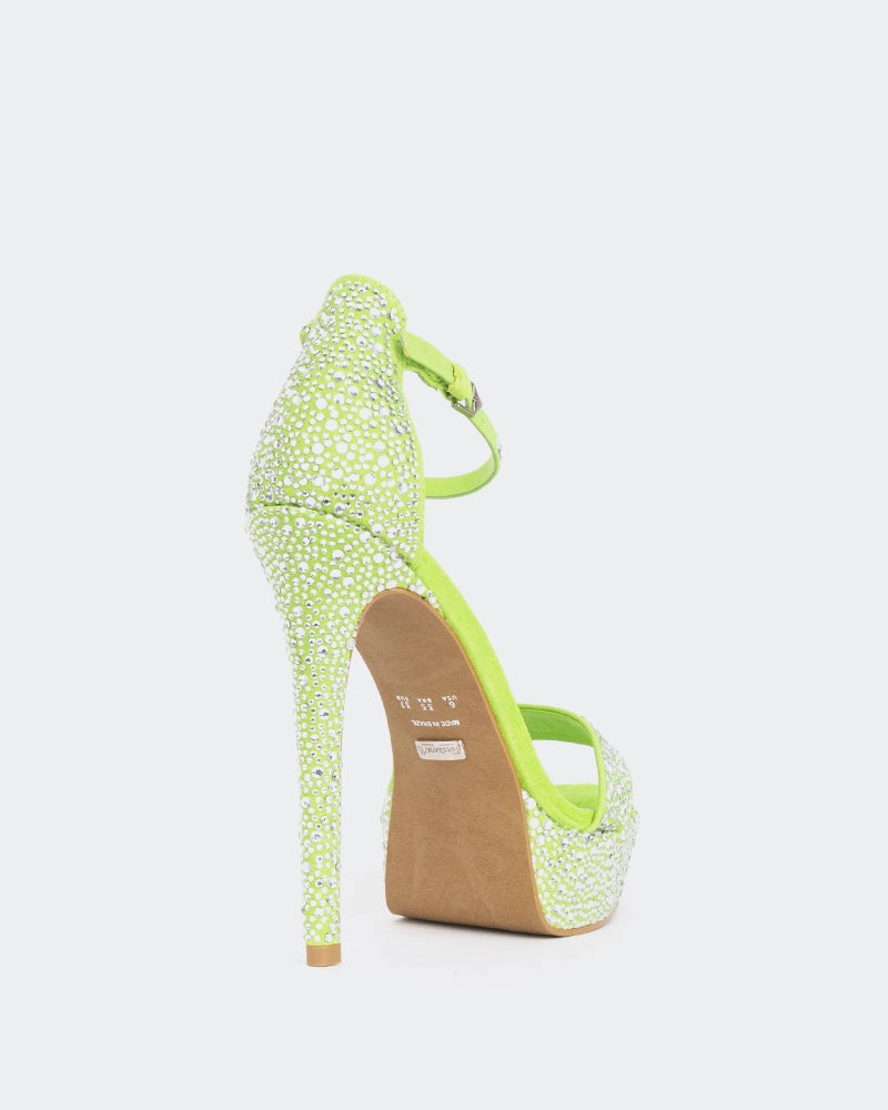 Rinna, Green Suede/Suède Vert