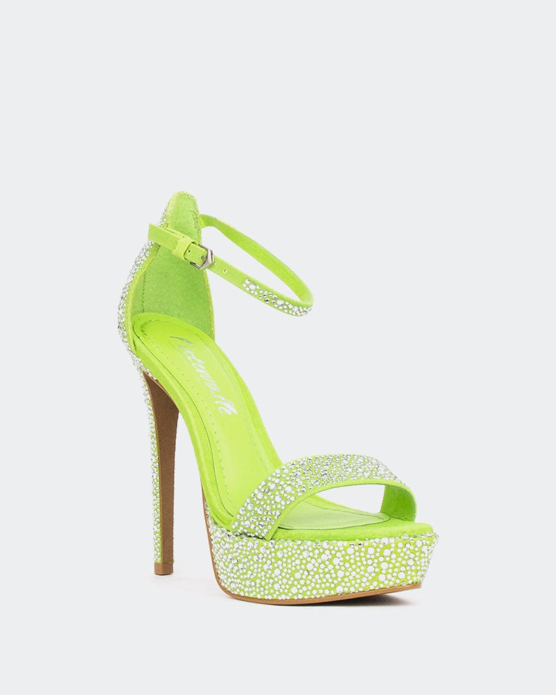 Rinna, Green Suede/Suède Vert