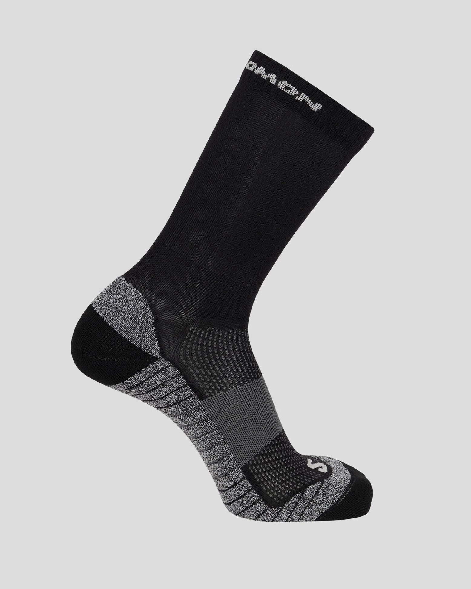Salomon Aero Crew Socks - Black/Ebony/Pearl Blue