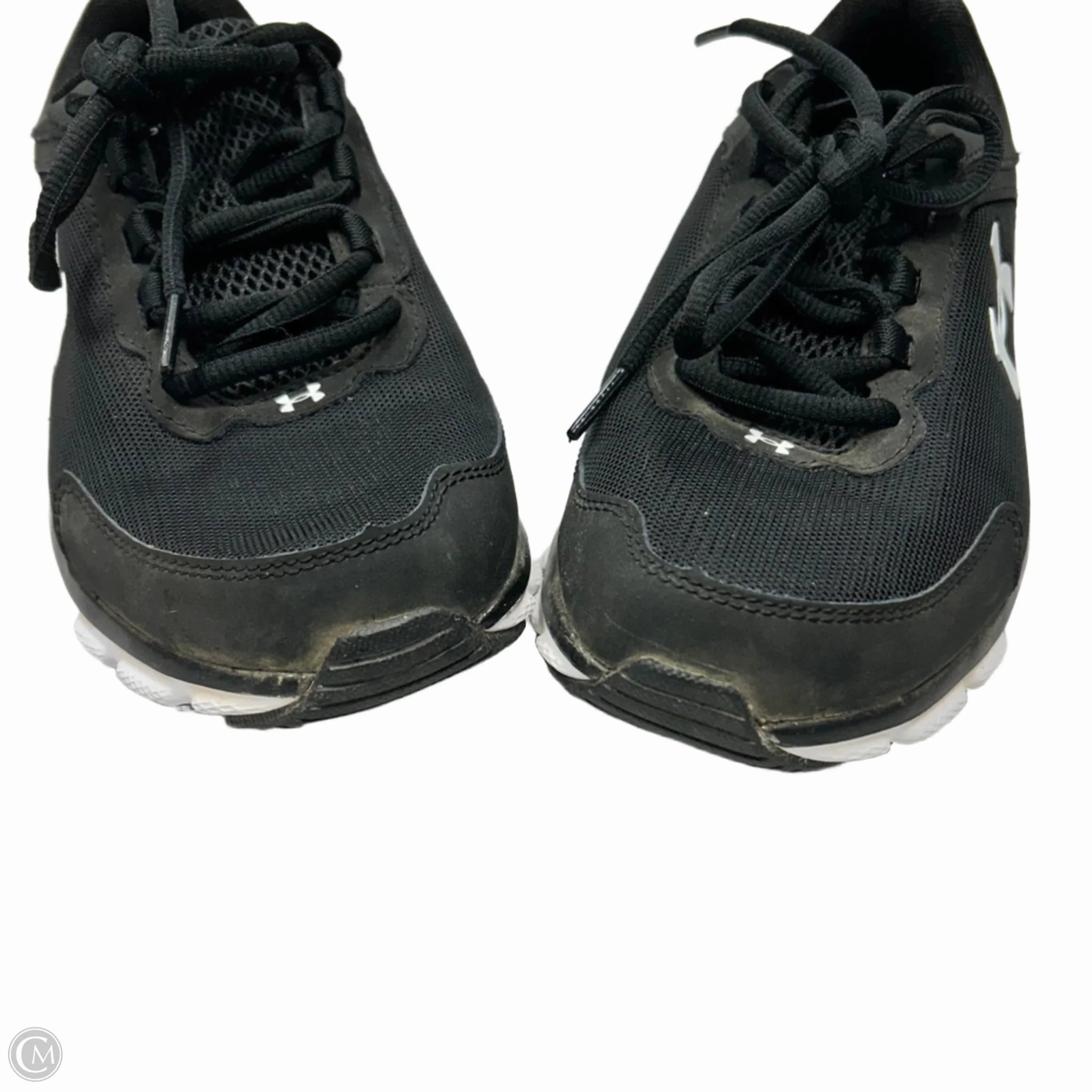 Shoes Athletic By Under Armour In Black & White, Size: 8