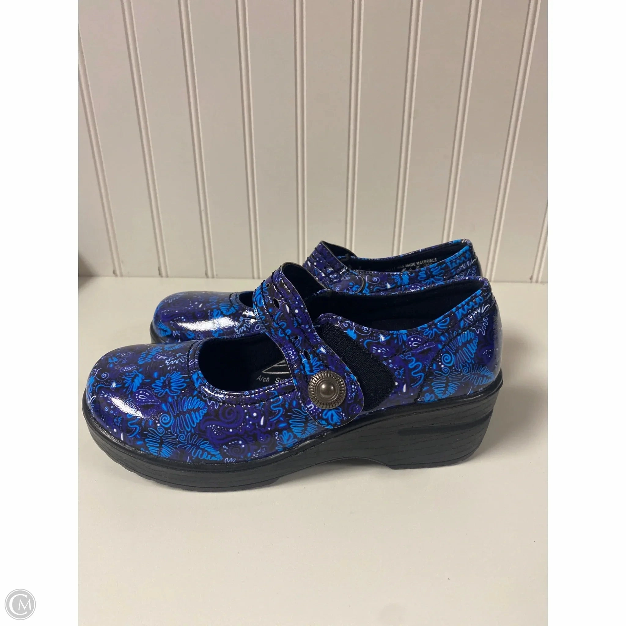 Shoes Heels Block By Easy Street In Blue, Size: 6