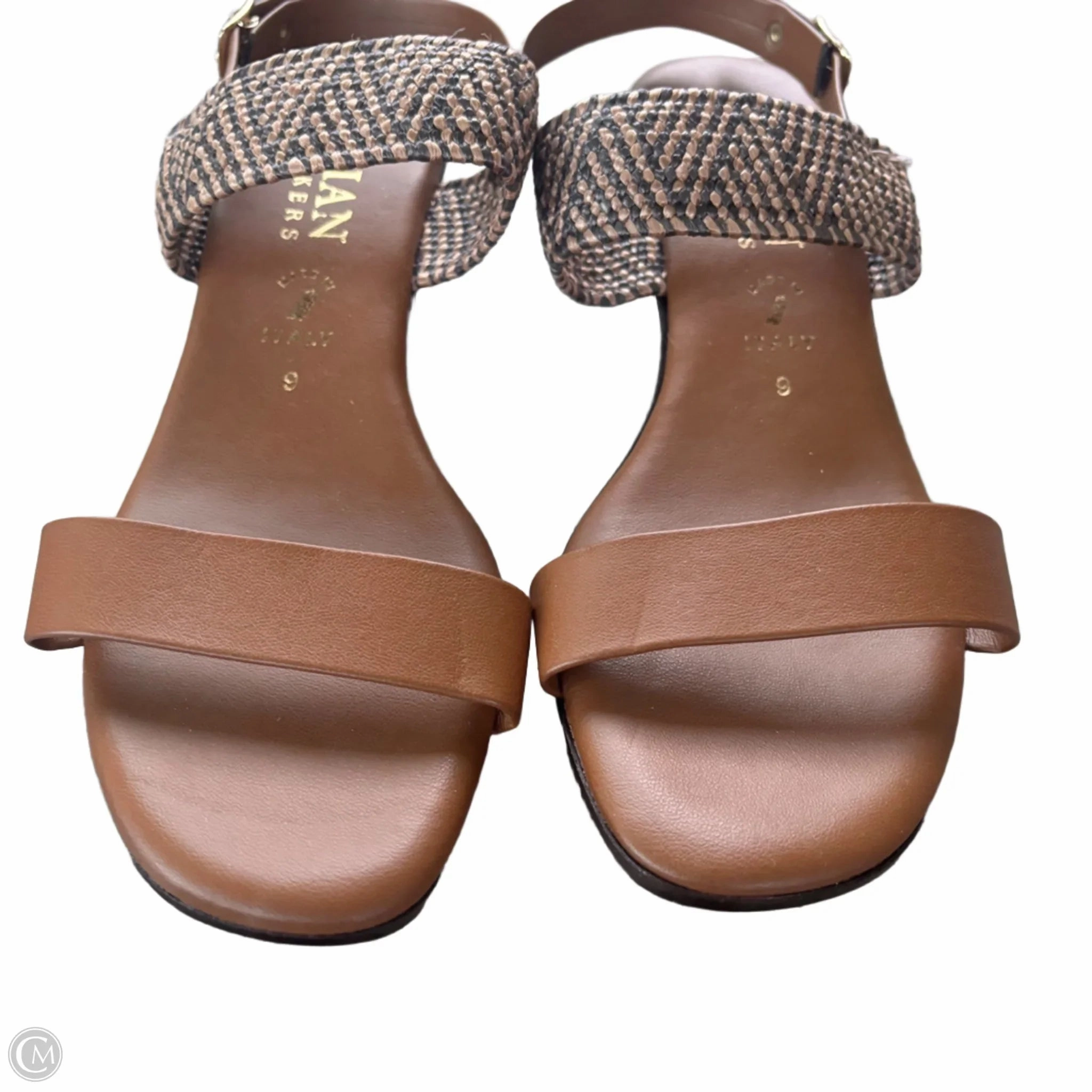 Shoes Heels Block By Italian Shoemakers In Brown, Size: 9