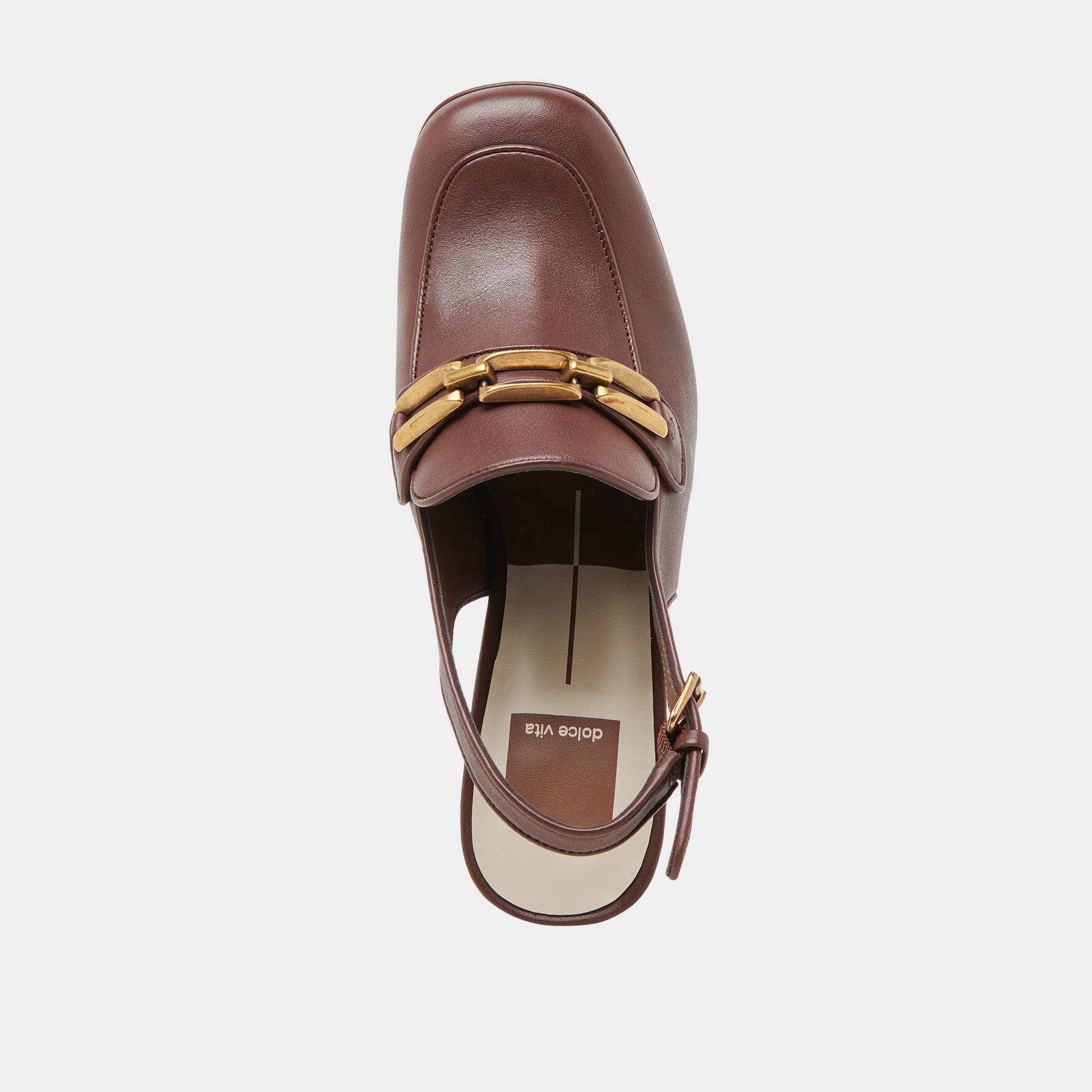 SIRUS HEELS CHOCOLATE LEATHER - re:vita