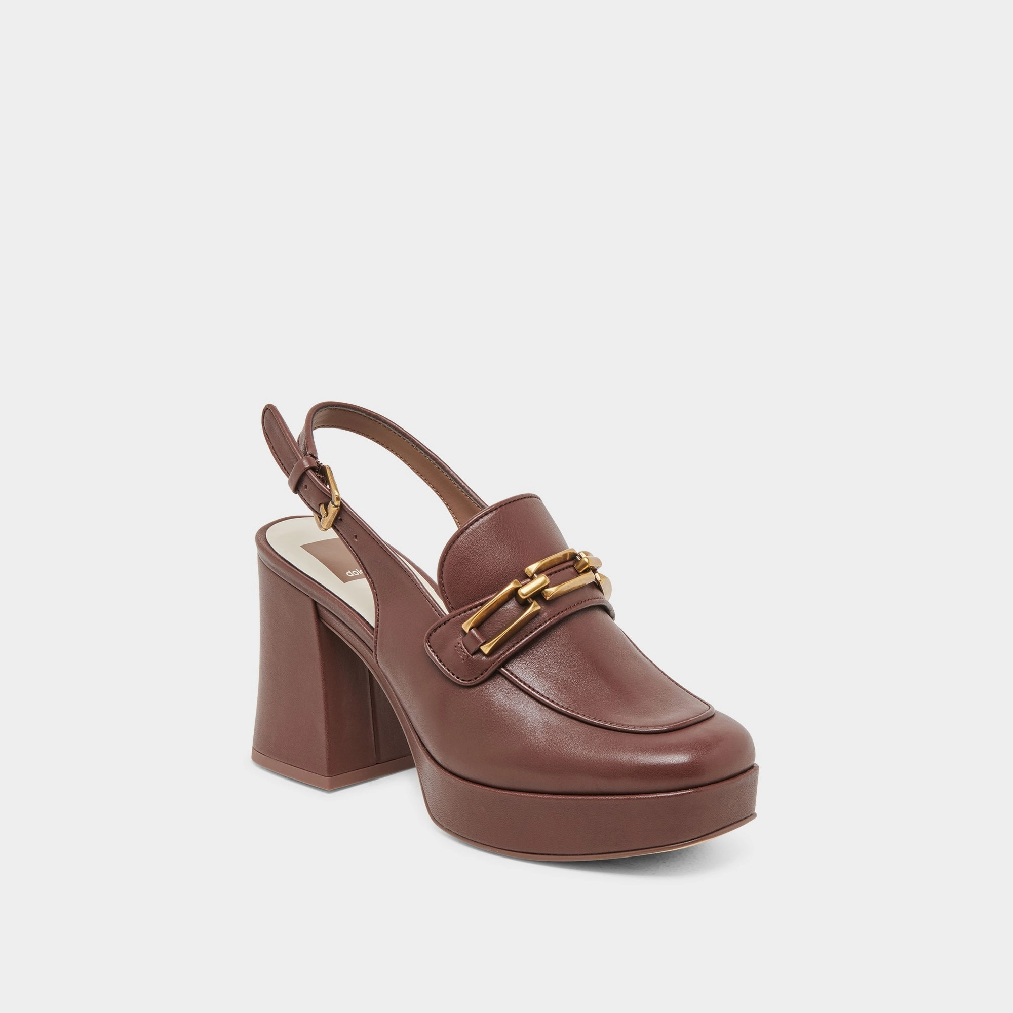SIRUS HEELS CHOCOLATE LEATHER - re:vita