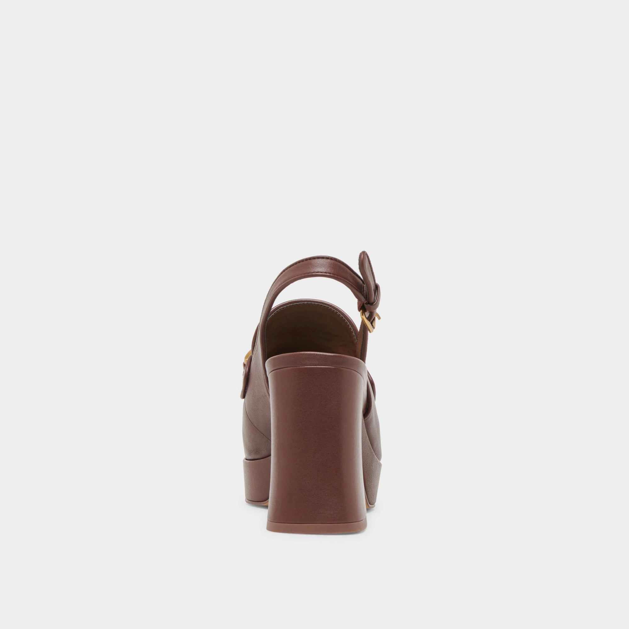 SIRUS HEELS CHOCOLATE LEATHER - re:vita