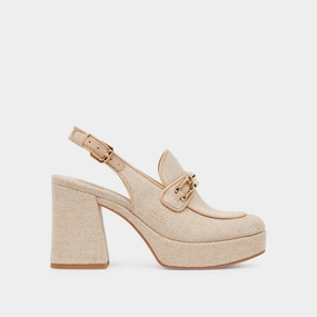 SIRUS HEELS SANDSTONE WOVEN