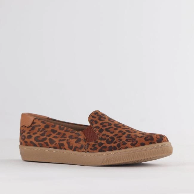 Slip-on Sneaker with Removable Footbed in Leopard - 12750