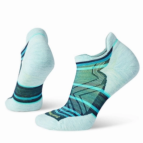 Smartwool Womens Run Stripe Targeted Cushion Low Ankle Socks