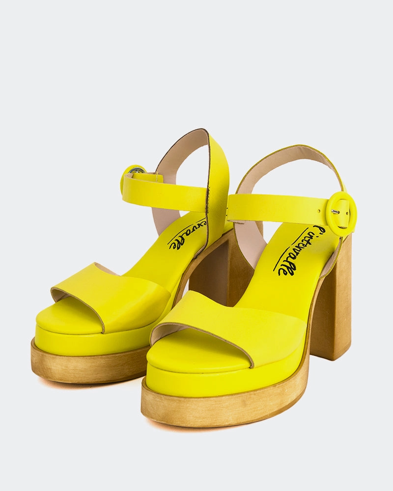 Starburst Yellow Leather