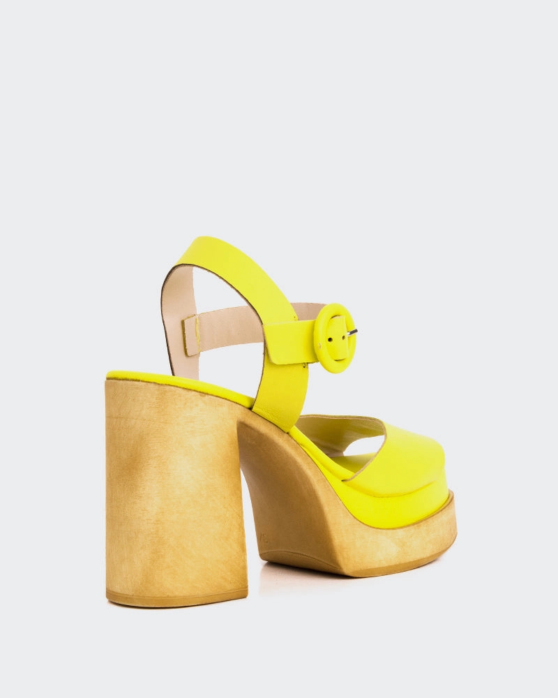 Starburst Yellow Leather
