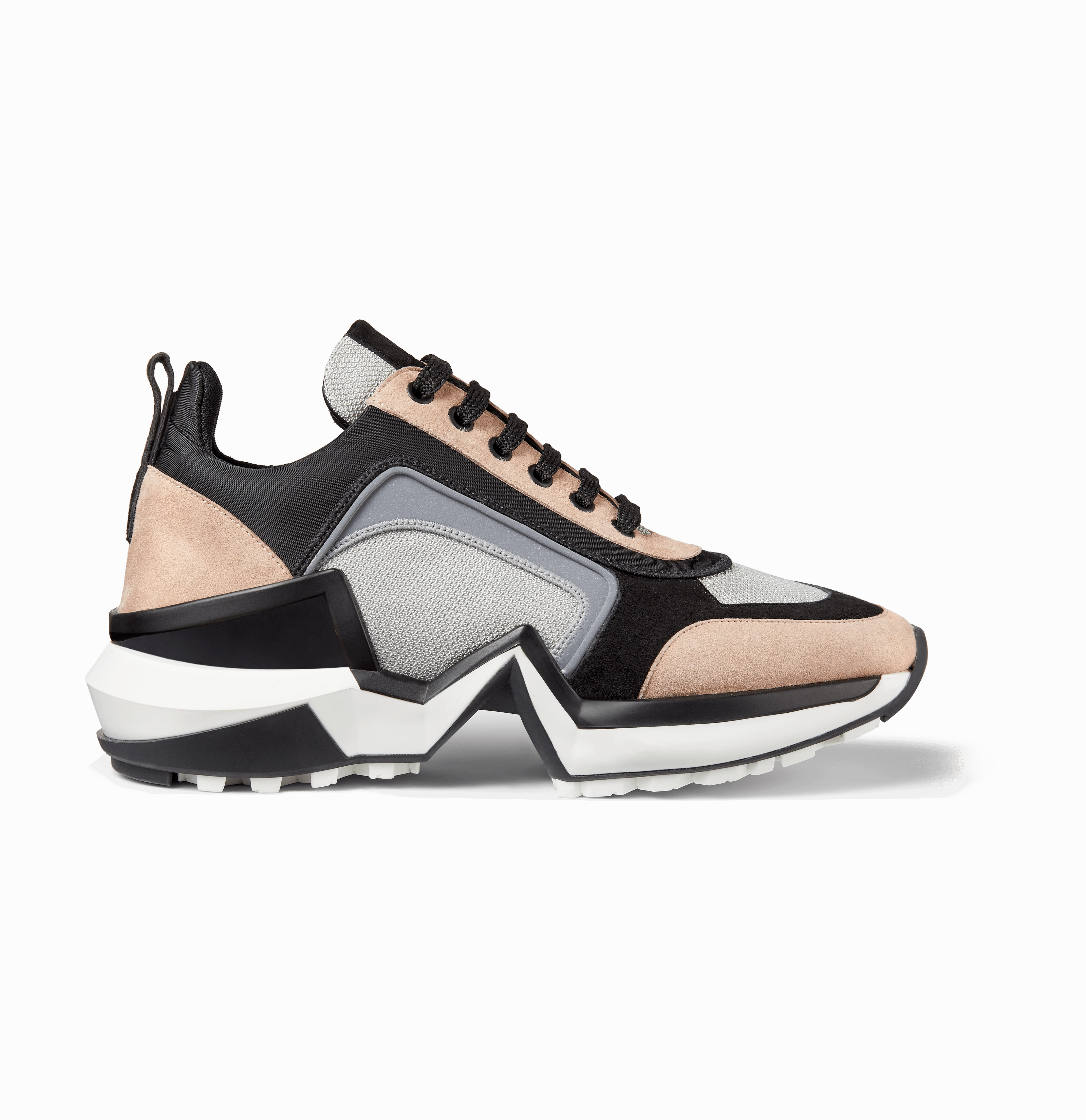 Tan and Silver Suede 4.0 Sneakers