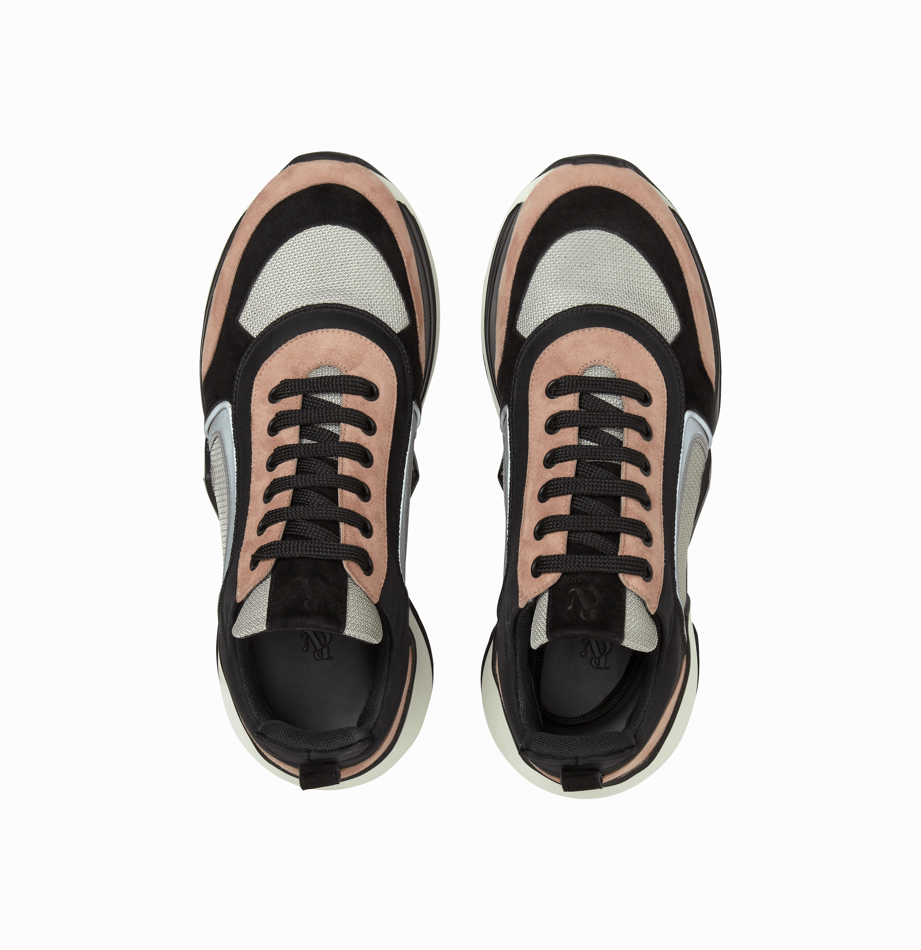 Tan and Silver Suede 4.0 Sneakers