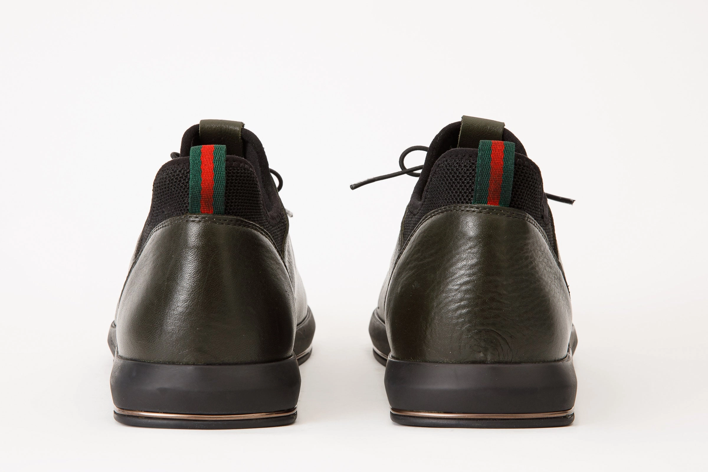 The Hoxton Green Leather Men Sneaker Final Sale!