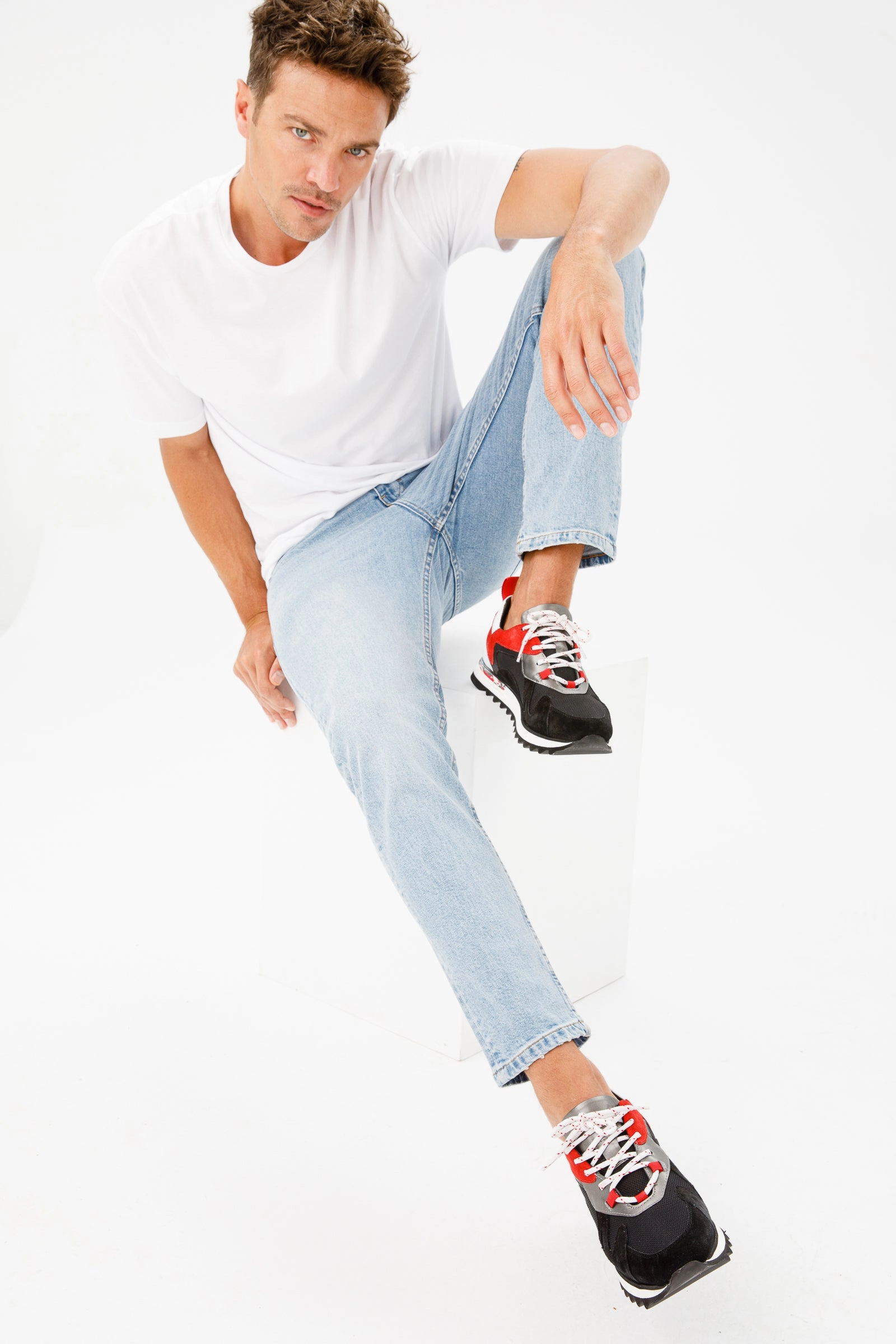 The Tyler Black Leather Men Sneaker Final Sale!