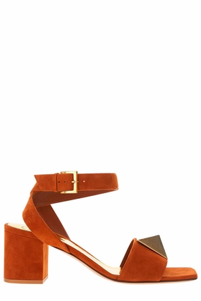 Valentino Garavani Roman Stud Block Heel Sandals