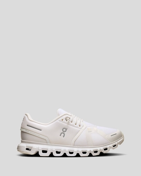 Women's On Running Cloud 6 - White/White