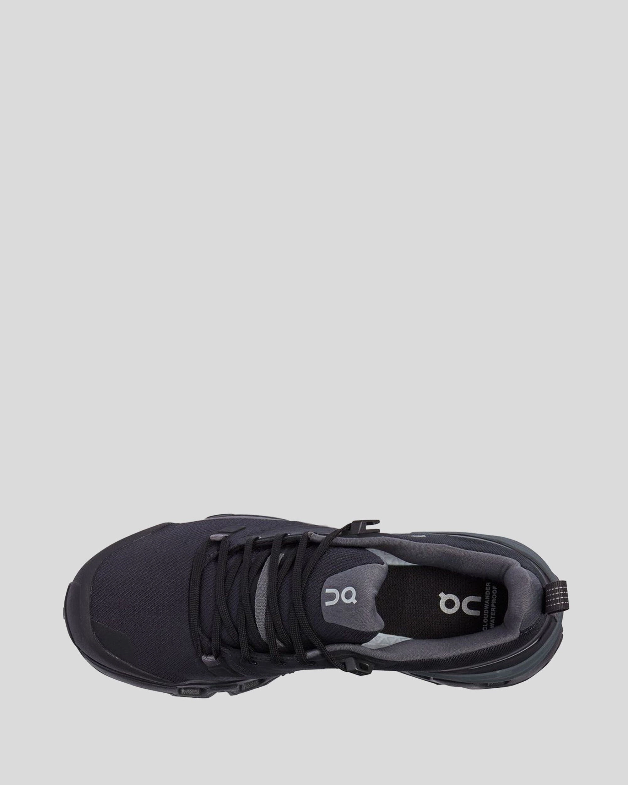 Women's On Running Cloudwander Waterproof Hiking Shoes - Black/Eclipse