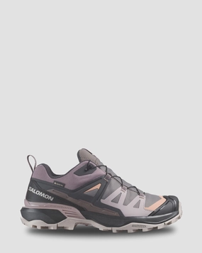 Women's Salomon X Ultra 360 GTX Hiking Shoes - Plum Kitten/Phantom/Cork