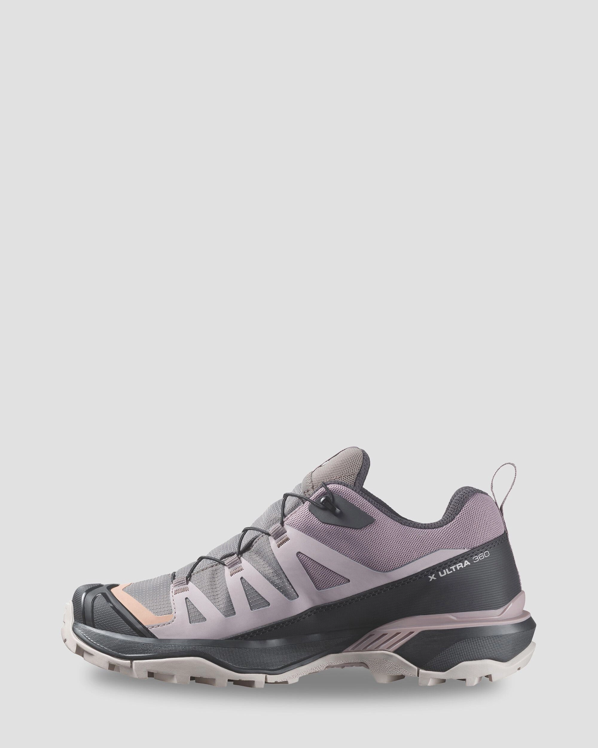 Women's Salomon X Ultra 360 GTX Hiking Shoes - Plum Kitten/Phantom/Cork
