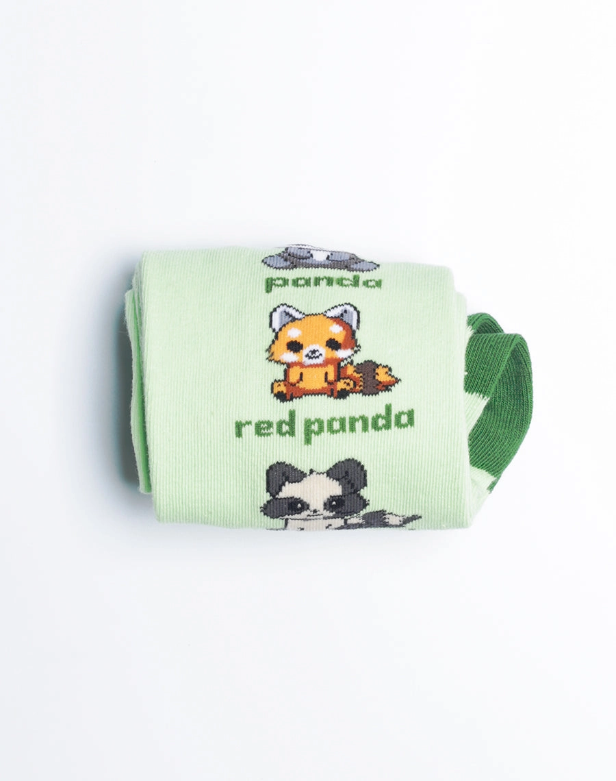 Women's Trash Panda Raccoon Crew Socks