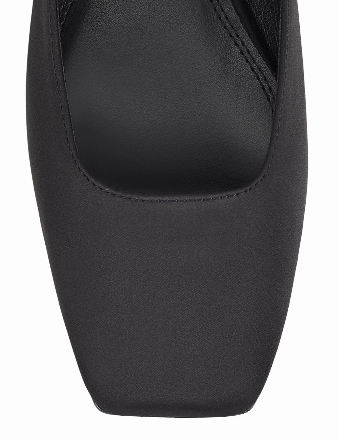 Xanthe Mary Jane Mules - Black Satin