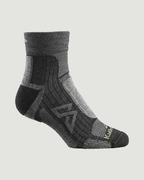 Zeolite Ergonomic Unisex Run Socks - Black/Granite